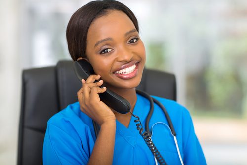 4 Steps to Make Poor Patient Recall Strategies a Thing of the Past Female physician talking to patient on phone